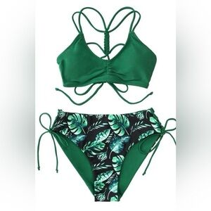 Back Braided Bikini Set